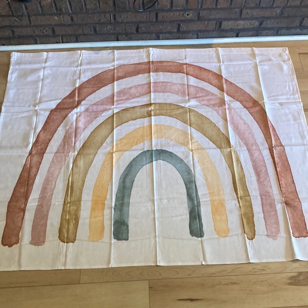 Earthy Rainbow Tapestry